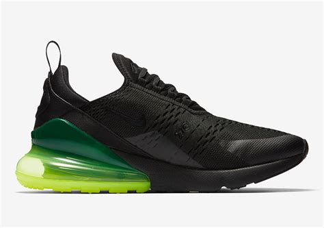 green nike air max 270.